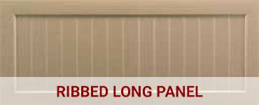 Ribbed long panel
